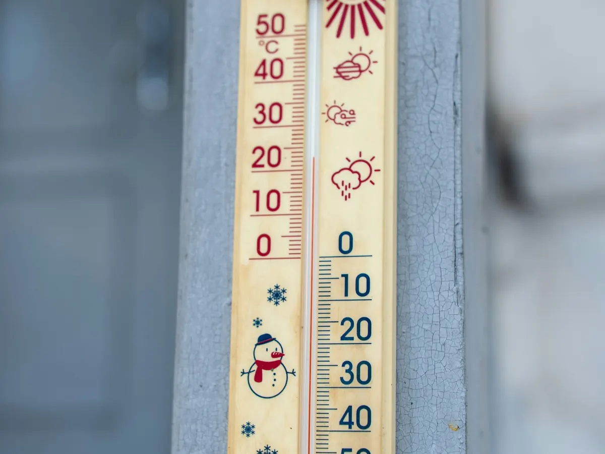 Außenthermometer mit Celsius-Skala
